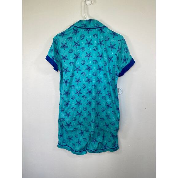Muk Luk Sea Shell Shorts/Short Sleeve Top Pajama Combo . Size small - Picture 9 of 12